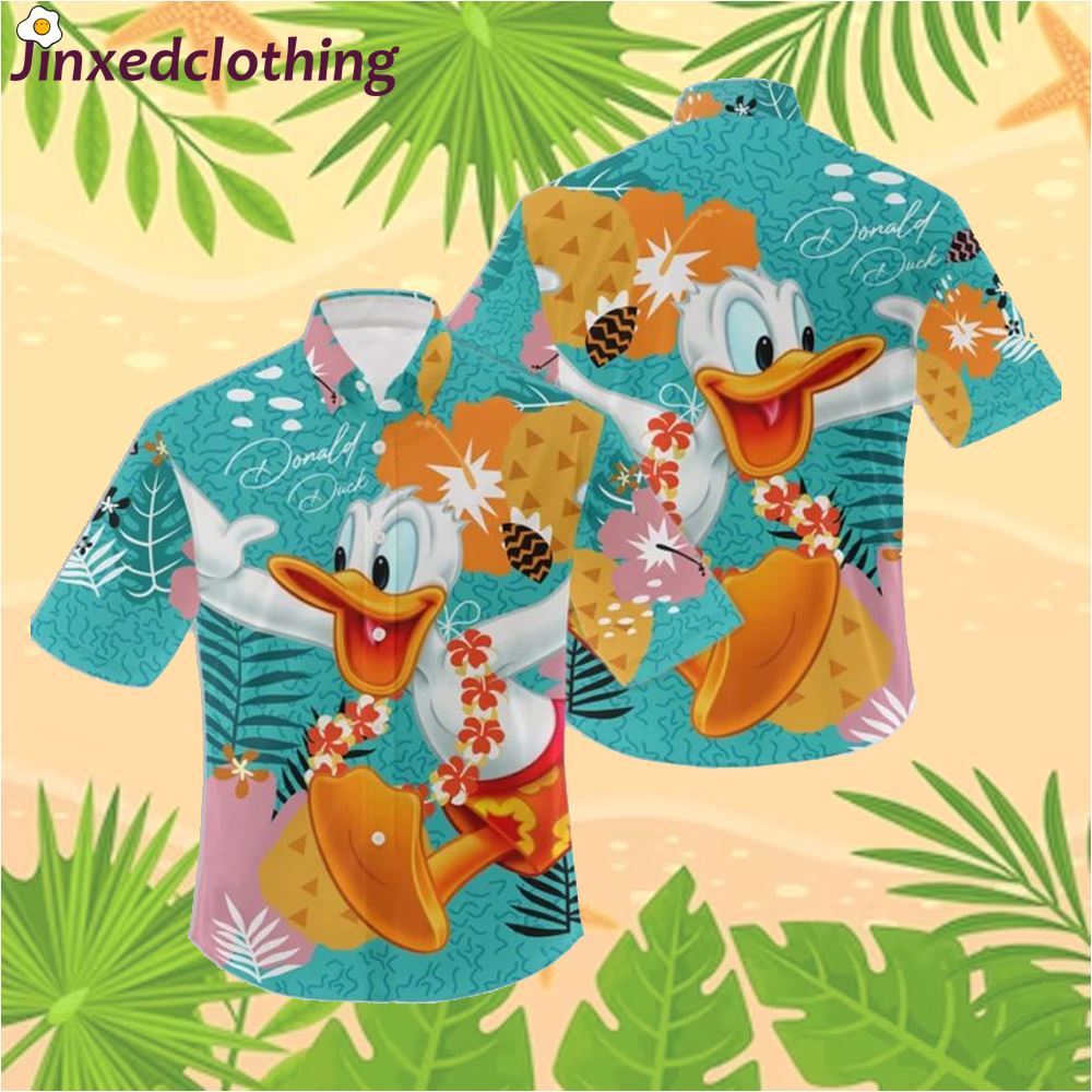 Donald Character Summer Trip Family Hawaiian Shirt 